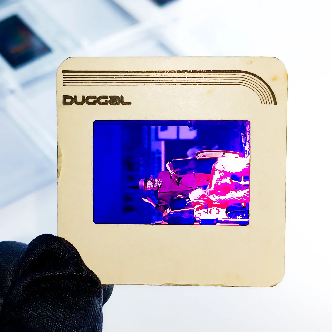 Alters- Und Lagerungsbedingter Qualitätsverlust Eines Dias.